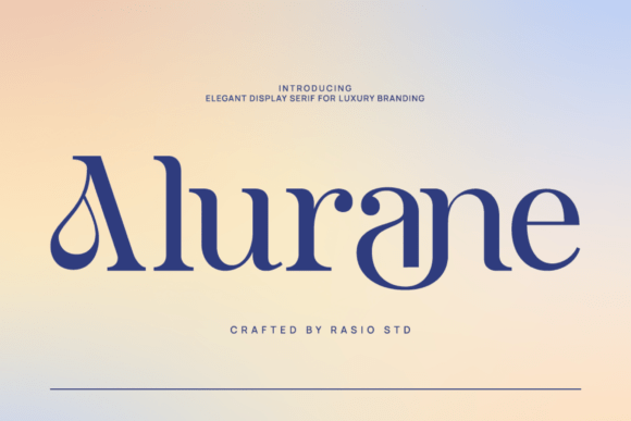 Alurane: The Serif Font for Premium Branding
