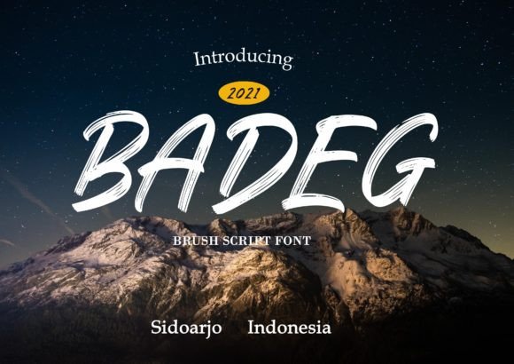 Badeg: The Handwritten Font Elevating Modern Branding