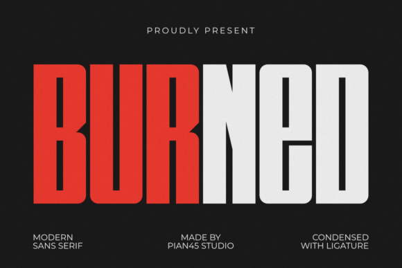 Burned: The Gritty Typeface for Fearless Branding