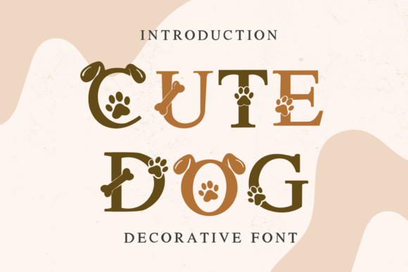 Cute Dog: A Playful Font for Creative Projects