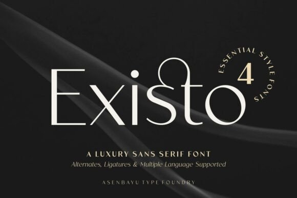 Existo: The Typeface Bridging Modern Clarity with Timeless Elegance
