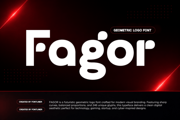 Fagor: A Modern Geometric Typeface for Bold Visual Identity