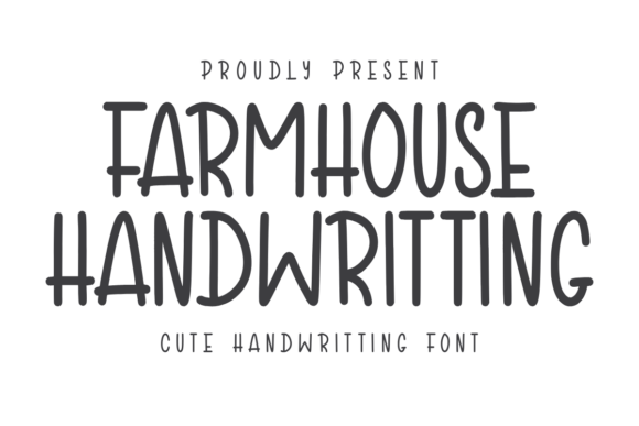 Farmhouse Handwriting: A Playful Font for Creative Design
