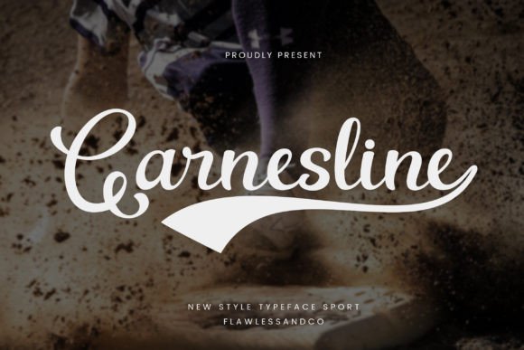 Garnesline: A Retro Sports Font for Modern Branding
