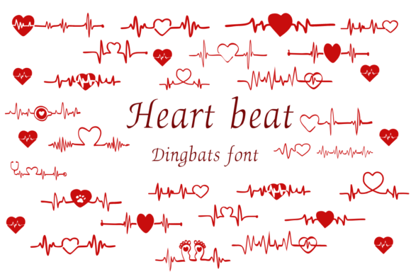 Infuse Your Designs with Rhythm: Exploring the Heart Beat Font