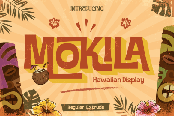 Mokila: A Tropical Typeface for Vibrant Design