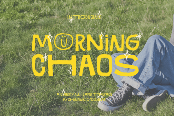 Morning Chaos: The Energetic Display Typeface for Modern Design