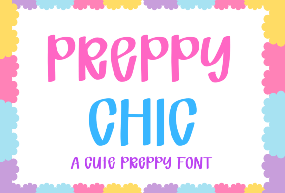 Preppy Chic: A Font for Modern Visual Identity