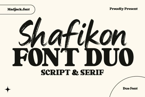 Shafikon: The Duo Font for Modern Visual Contrast