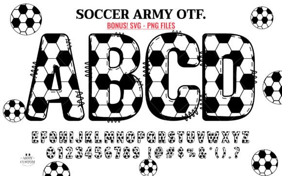 Soccer Football Army: Dynamic Typography for Athletic Branding